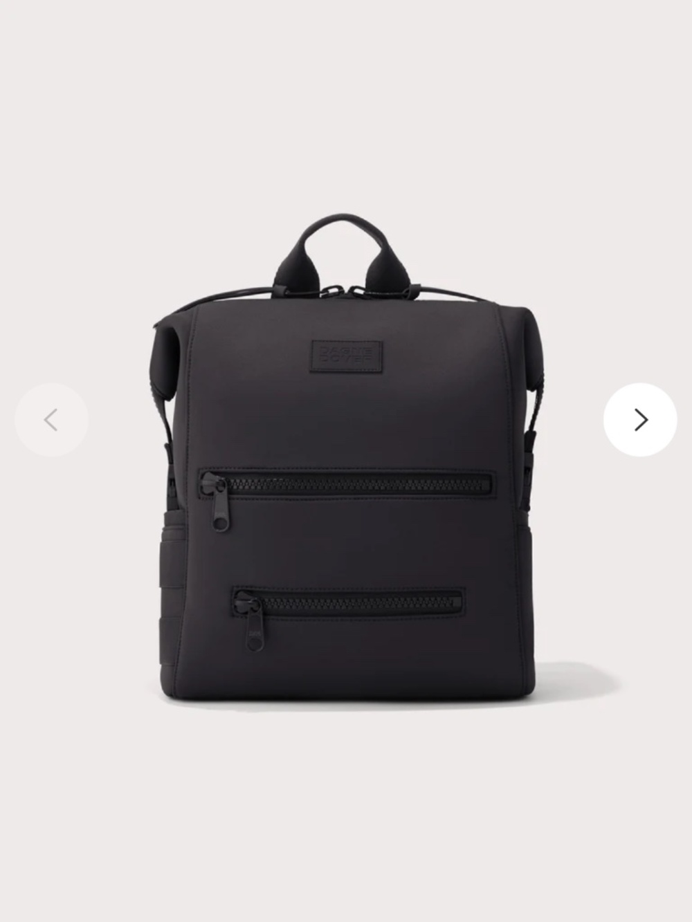 INDI NEOPRENE DIAPER BACKPACK DAGNE DOVER MEDIUM BLACK